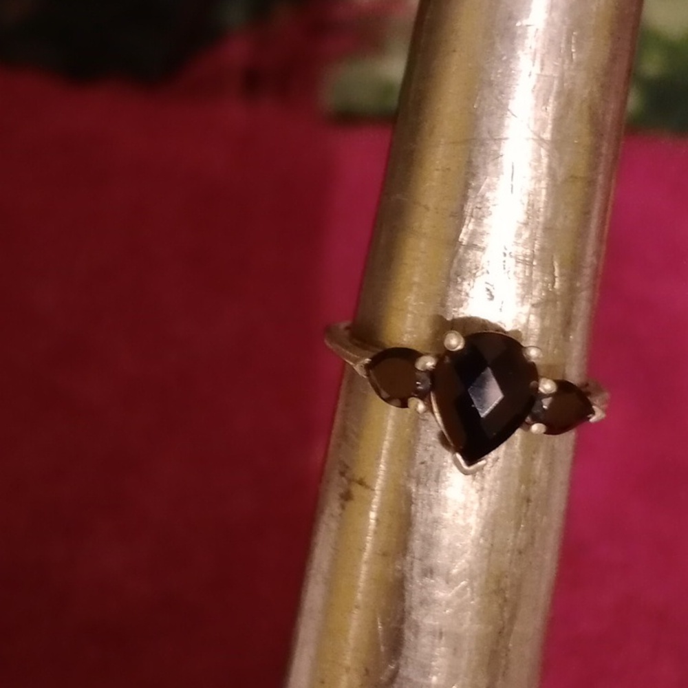 Black Spinnel Ring